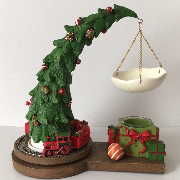 Yankee Candle Co. Music Tree Train Candle Holder. NEW - Picture 5 of 16